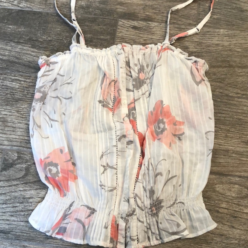 Hollister Floral Tank